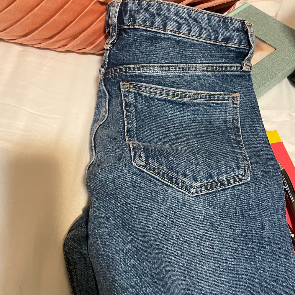 Zara hi rise ankle length slim jeans